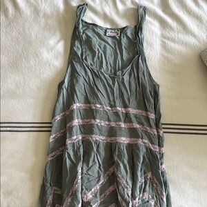 Free People Multicolored Sleeveless Mini Dress